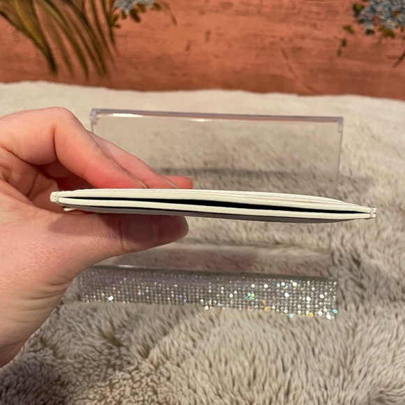 Saint Laurent Floral Print Leather Card Holder, Like new! - Picture 8 of 9